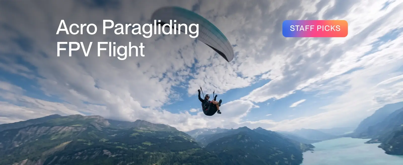 Acro Paragliding FPV Flight