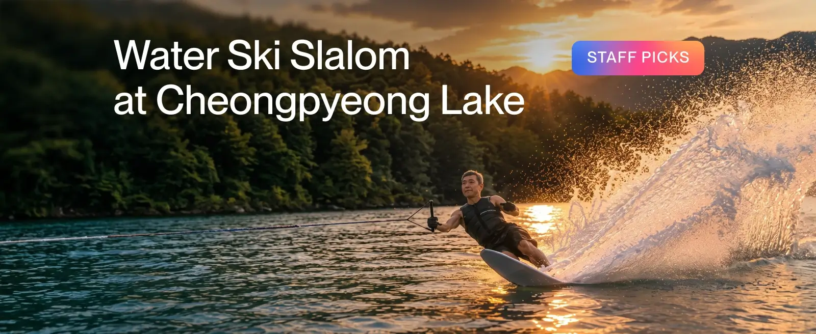 Water Ski Slalom at Cheongpyeong Lake