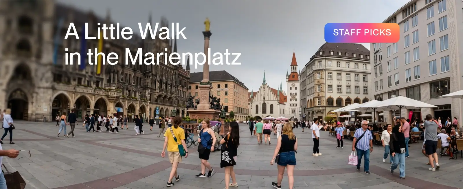 walk in the Marienplatz
