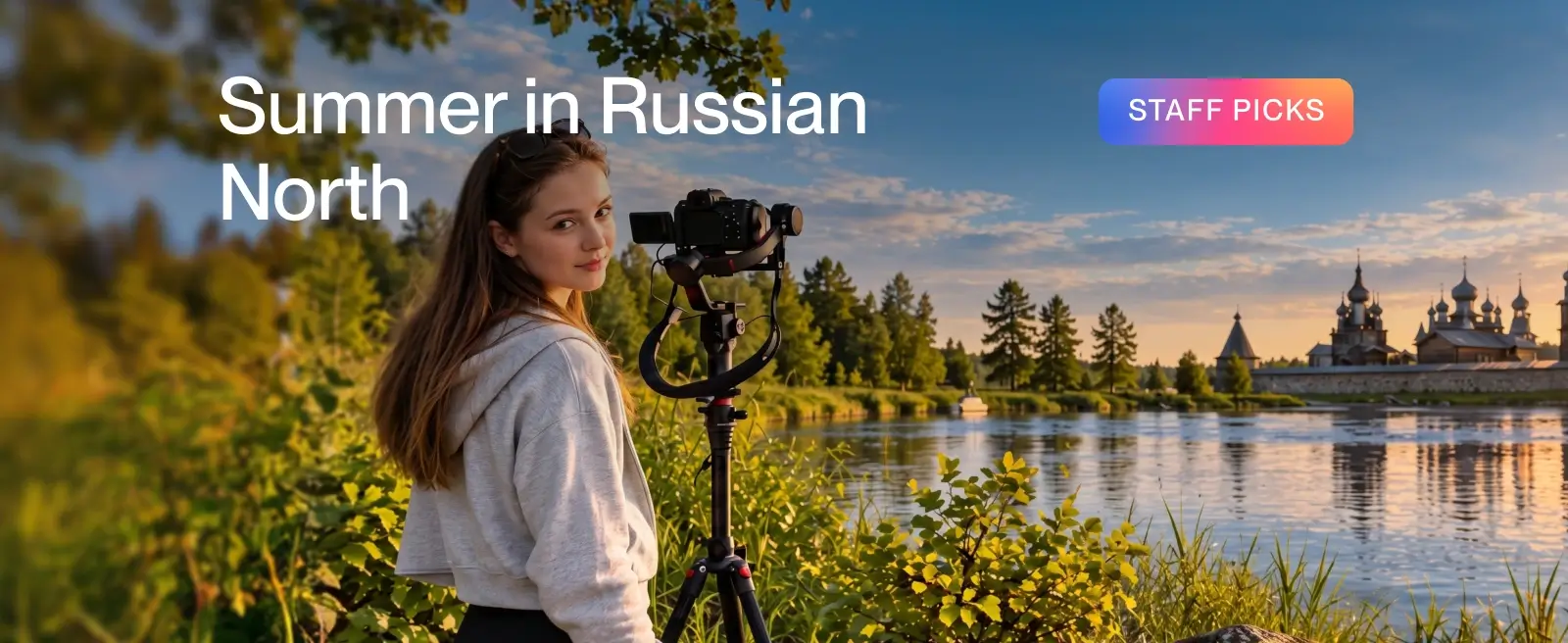 Summer in Russian North